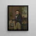 Autorretrato - Anton Pierre Steyaert — cuadro enmarcado en la pared