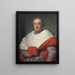 Retrato del cardenal Zelada - Anton Raphaël Mengs — cuadro enmarcado en la pared