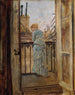 On the Balcony - Anton Romako — artwork view