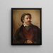 Portrait of the painter Berthold Winder - Anton Romako — framed artwork on a wall