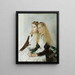 Les nièces de l'artiste, Elisabeth et Maja - Anton Romako — framed artwork on a wall