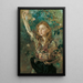 Reproduction of the painting La cueilleuse de roses - Anton Romako