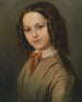 Retrato de la infancia de Mélanie Deinhardstein - Anton Romako — vista de la obra