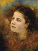 Niña con diadema - Anton Romako — vista de la obra