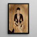 Portrait of Isabella Reisser - Anton Romako — framed artwork on a wall