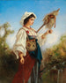 Fileuse romana - Anton Romako — vista de la obra