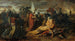 de Rodolphe de Habsbourg en la cabecera del ataúd de Přemysl Ottokar, rey de Bohemia - Anton Romako — vista de la obra