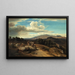 Spanish Landscape Painting - Anton Romako — framed artwork on a wall