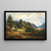 Vista de Bad Ischl - Anton Schiffer — cuadro enmarcado en la pared
