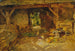 Interior de la corte del Marchfeld - Anton Schrödl — vista de la obra