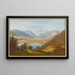 Vista hacia Alpnach y Sarnen - Anton Winterlin — cuadro enmarcado en la pared