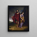 Œdipe et Antigone - Antoni Brodowski — framed artwork on a wall