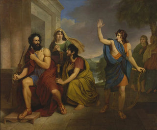 Antoni Brodowski - Sauls anger at David.webp