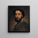 Autorretrato - Antoni Caba — cuadro enmarcado en la pared
