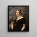 Portrait of a Lady - Antoni Murzynowski — framed artwork on a wall