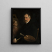 Autorretrato - Antoni Ziemicki — cuadro enmarcado en la pared