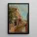 a view of the Palazzo Albrizzi - Antonietta Brandeis — framed artwork on a wall