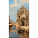 Venice painting, view of Campo Santi Giovanni e Paolo - Antonietta Brandeis — artwork view