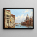 Venice painting, view of the Grand Canal from Santa Maria della Salute - Antonietta Brandeis — framed artwork on a wall