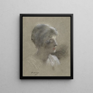 Antonin Merci - Head of a Young Lady.webp