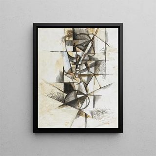 Antonin Prochzka - Cubist head.webp