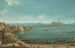 Naples with the Bay of Santa Lucia and Mount Vesuvius in the distance - Antonio Joli — artwork view