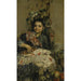 Una niña - Antonio Mancini — vista de la obra
