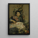 Una niña - Antonio Mancini — cuadro enmarcado en la pared