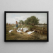 The Goose Girl - Antonio Montemezzo — framed artwork on a wall