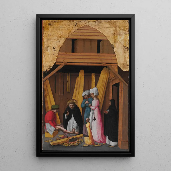 Antonio Vivarini - Saint Peter Martyr Healing the Leg of a Young Man.webp