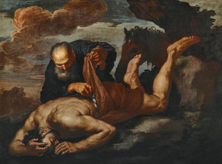 El Buen Samaritano - Antonio Zanchi — vista de la obra