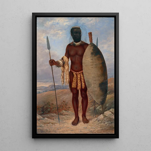 Reproduction of the painting Homme Zoulou - Antonio Zeno Shindler