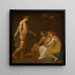 Apollon cargando a las Parcas para visitar a Ceres que huyó de la Tierra - Nicolai Abildgaard — cuadro enmarcado en la pared