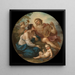 Apolon y Clytia - Charles-Joseph Natoire — cuadro enmarcado en la pared