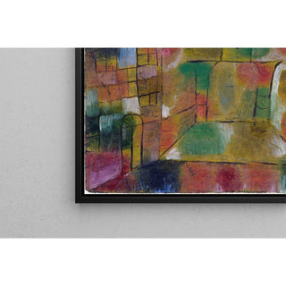 Arbre et rythmes architecturaux - Paul Klee | Reproduction Tableau Décoration murale affiche copie