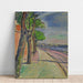 Reproducción del cuadro Árboles junto al canal - Edvard Munch