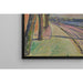 Reproducción del cuadro Árboles junto al canal - Edvard Munch