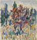 Trees of October - Allen Tucker — artwork view