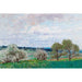 Reproduction of the painting Trees in Bloom at Deutschlandsberg - Alfred Zoff