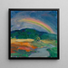 Rainbow Painting - Jalmari Ruokokoski — framed artwork on a wall