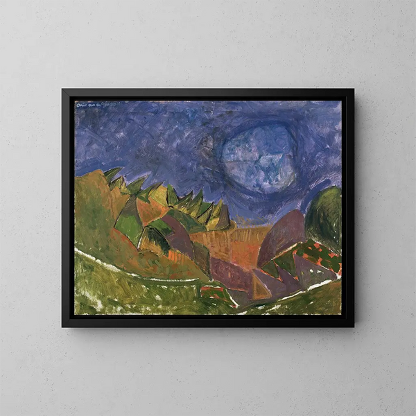 Paisaje - Arie van de Giessen — cuadro enmarcado en la pared
