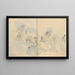 Carnet de croquis Pl042 - Ariyoshi Kondo — cuadro enmarcado en la pared