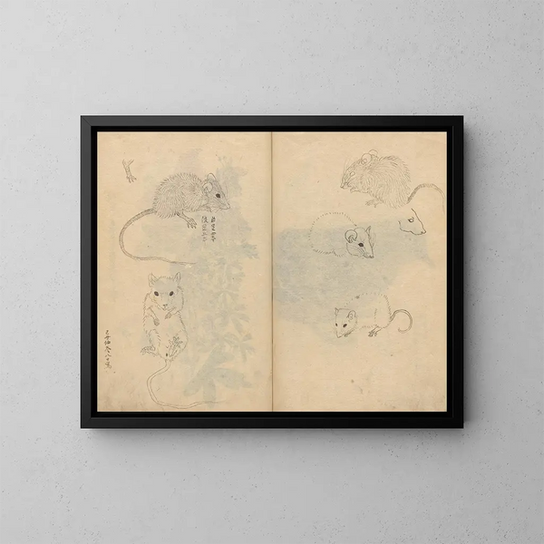 Cuaderno de bocetos Pl092 - Ariyoshi Kondo — cuadro enmarcado en la pared