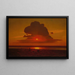 Atardecer rojo en el Dniéper - Arkhip Ivanovich Kuindzhi — cuadro enmarcado en la pared