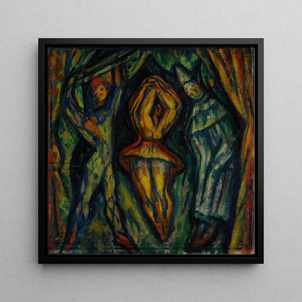 Arlequin, Colombine et Pierrot - Mark Gertler