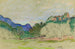 Agay, el monte Vinaigre - Armand Guillaumin — vista de la obra