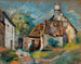 de casas de campo - Armand Guillaumin — vista de la obra