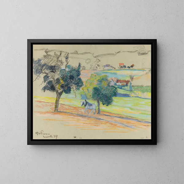Damiette - Armand Guillaumin — cuadro enmarcado en la pared
