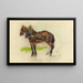 Estudio de caballo - Armand Guillaumin — cuadro enmarcado en la pared