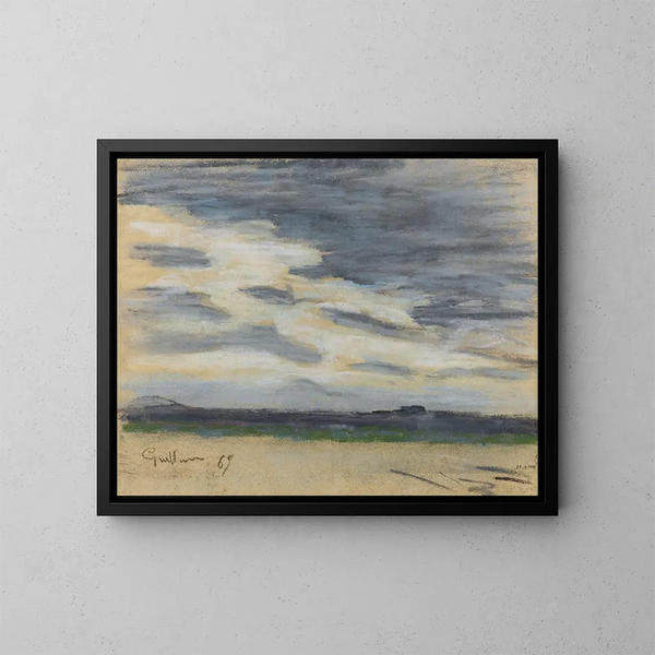 Estudio de cielo - Armand Guillaumin — cuadro enmarcado en la pared